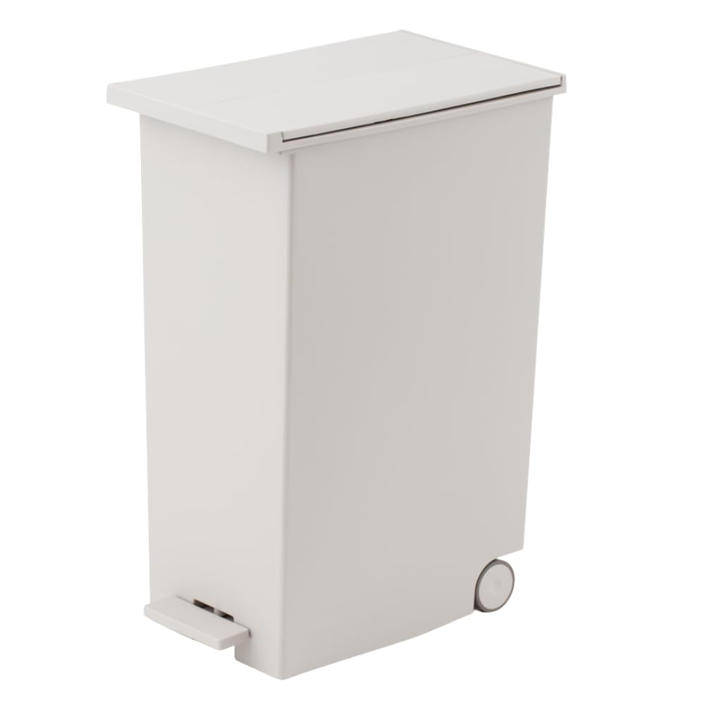 Amazon｜KEYUCA (ケユカ) 両開きダストボックス (42L ペダル式, ライト